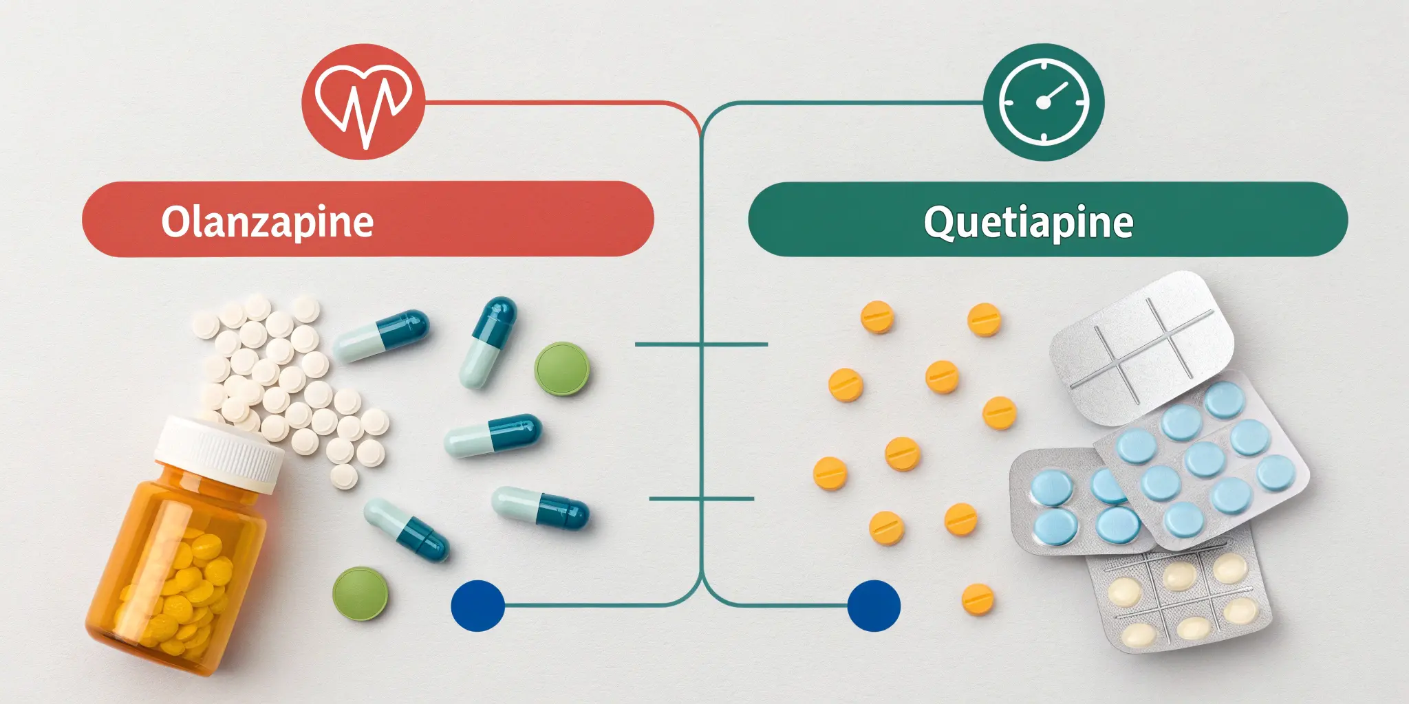 Olanzapine vs Quetiapine: Two Pills, One Purpose?